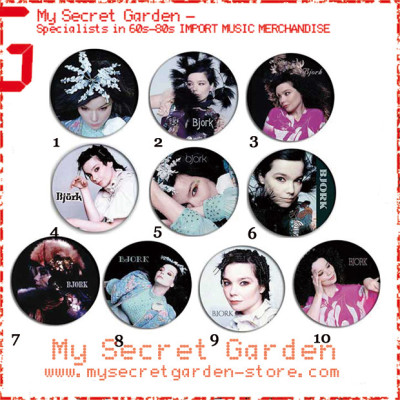 Bjork - Greatest Hits / Biophilia Pinback Button Badge Set 1a or 1b( or Hair Ties / 4.4 cm Badge / Magnet / Keychain Set )